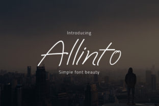 Allinto: A Fresh Sans Serif Typeface for Every Modern Project