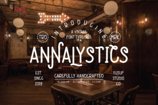 Annalystics: The Monoline Script That Brings Vintage Soul to Modern Design