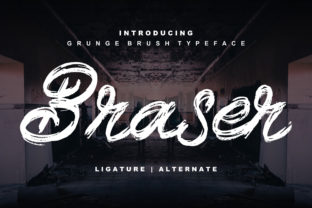 Braser: The Grungy, Fizzled-Out Script That Commands Attention