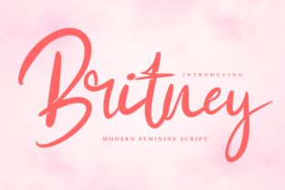 Britney: Evaluating a Modern Calligraphy Typeface for Design Projects