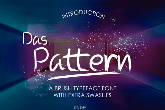 Das Pattern: The Handmade Brush Typeface for Organic Design