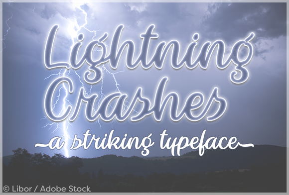Discovering Lightning Crashes: The Casual Cursive Typeface That Brings Style and Personality to Every Project
