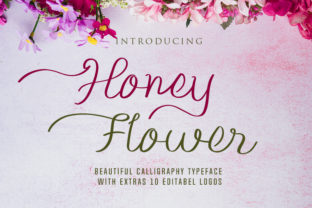 Honey Flower: A Hand-Illustrated Typeface That Brings Playful Elegance to Your Creative Process