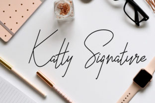 Katty: A Bold Script Font That Shapes Perception Before the First Word Is Read