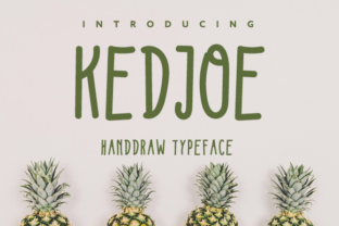 Kedjoe: The Handwritten Typeface with a Sweet Touch
