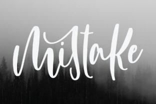 Mistake: Where Imperfect Letters Create Unforgettable Design